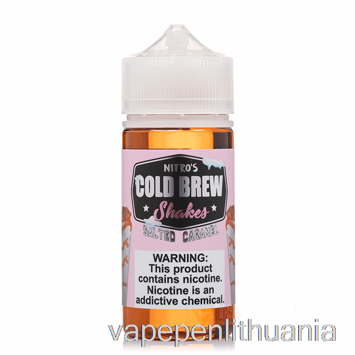 Sūdyta Karamelė - Nitros šaltas Užvirinimas - 100ml 3mg Vape Skysčio